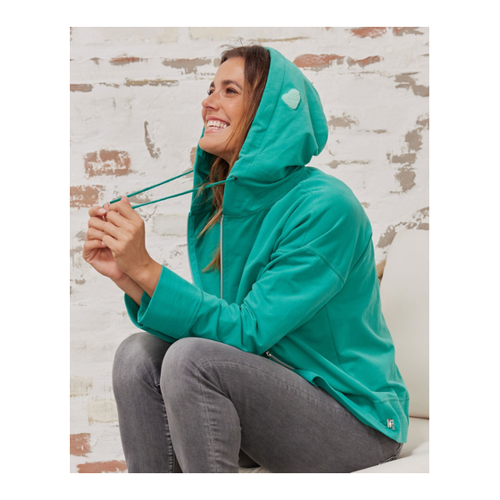 Bild von Grüne Sweatjacke mit Reißverschluss – Stil und Komfort vereint