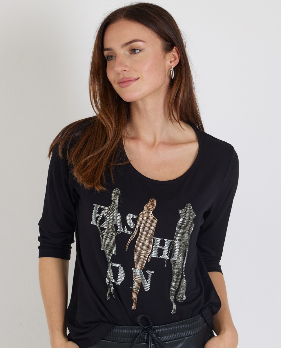 Bild von Shirt mit Strassmotiv