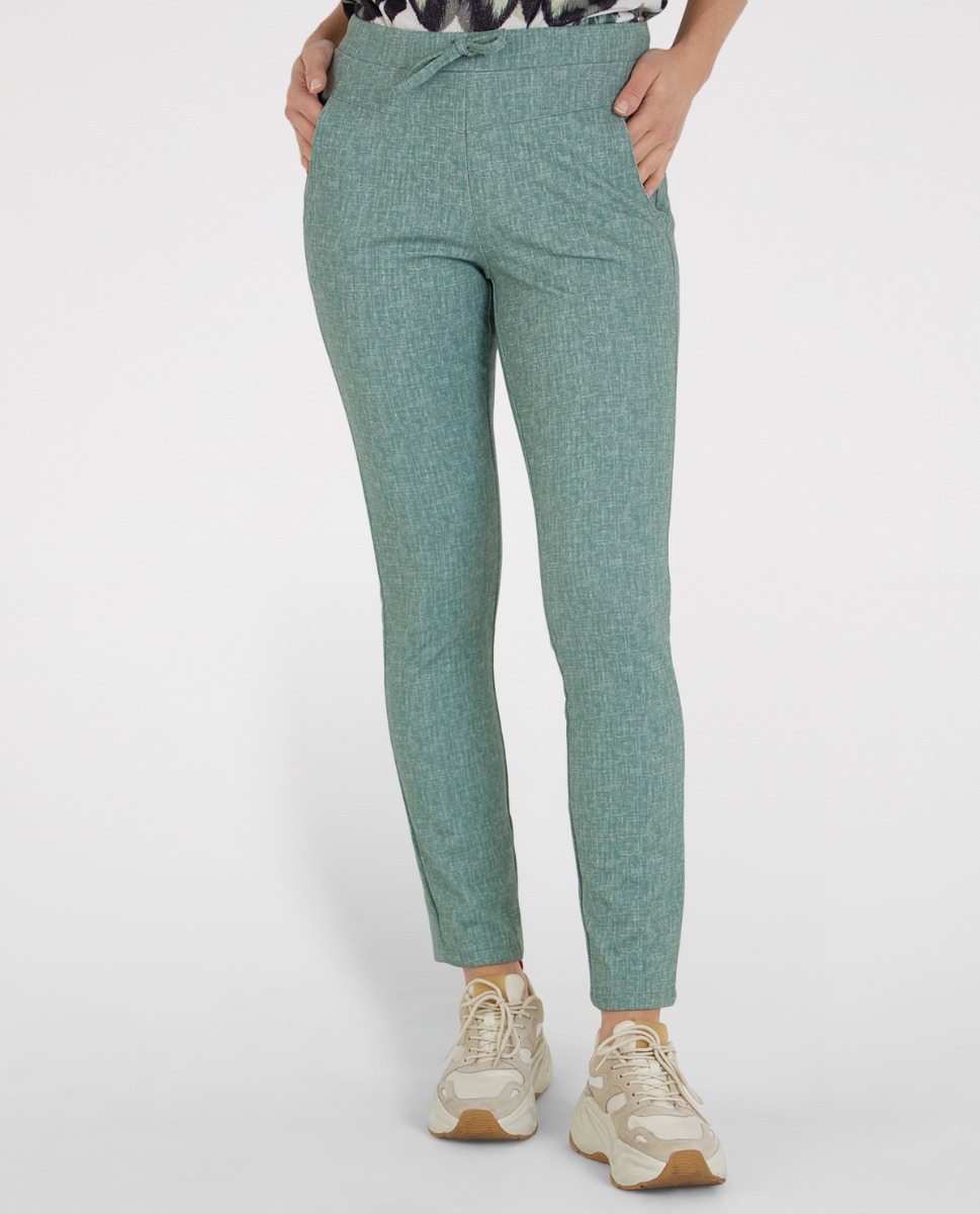 Bild von Melierte Joggpants in Grün