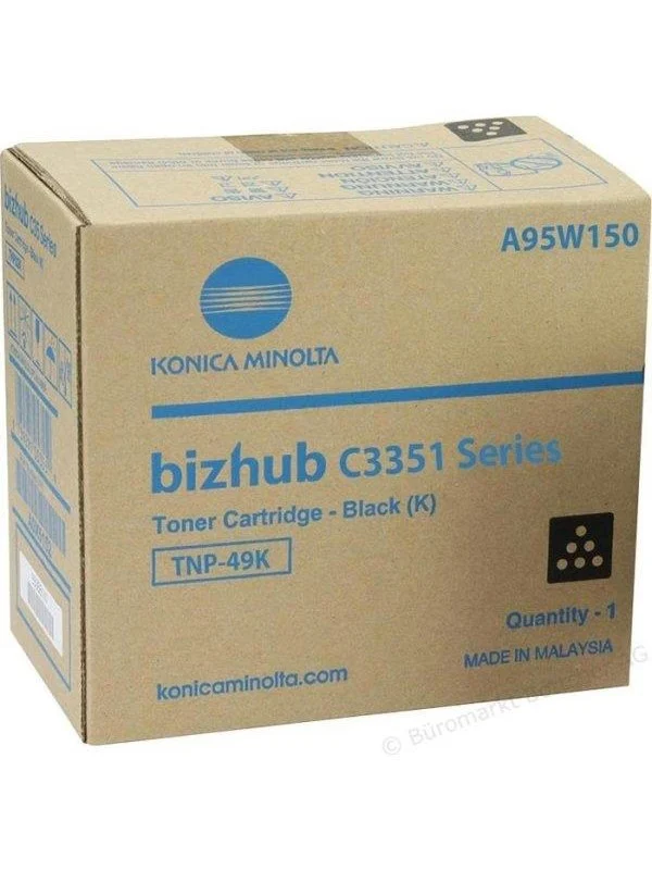 Bild von Original Konica Minolta A95W150 / TNP49K Toner schwarz