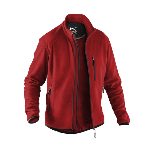 Bild von Kübler, Arbeitsjacke, Fleecejacke Mittelrot XL (XL)