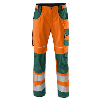 Bild von Kuebler, Arbeitshose, unisex Warnschutzhose REFLECTIQ orange Groesse 62 (62)