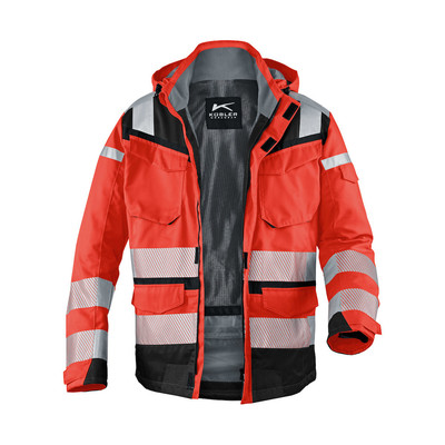 Bild von REFLECTIQ Wetterjacke SYMPATEX® PSA 2 1307 8332, warnrot/schwarz, Größe L