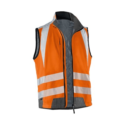 Bild von Kübler, Arbeitsjacke, unisex Warnweste REFLECTIQ warnorange, anthrazit Grösse 4XL (4XL)