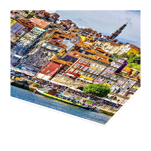Bild von Posterlounge Poster Jörg Gamroth, Altstadt Porto – Eine Kunst für Ihr Zuhause