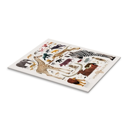 Bild von Acrylglasbild „Afrikas Tierwelt (Englisch)“ von Posterlounge