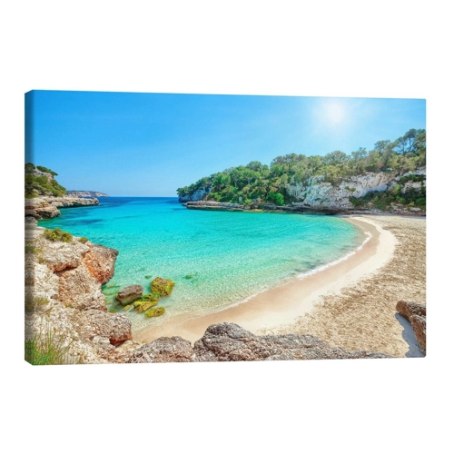 Bild von Leinwandbild „Mallorca, Cala Llombards“ von Posterlounge