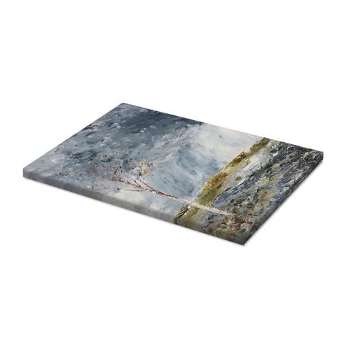 Bild von Leinwandbild „Der Birkenbaum I (Herbst)“ von Posterlounge