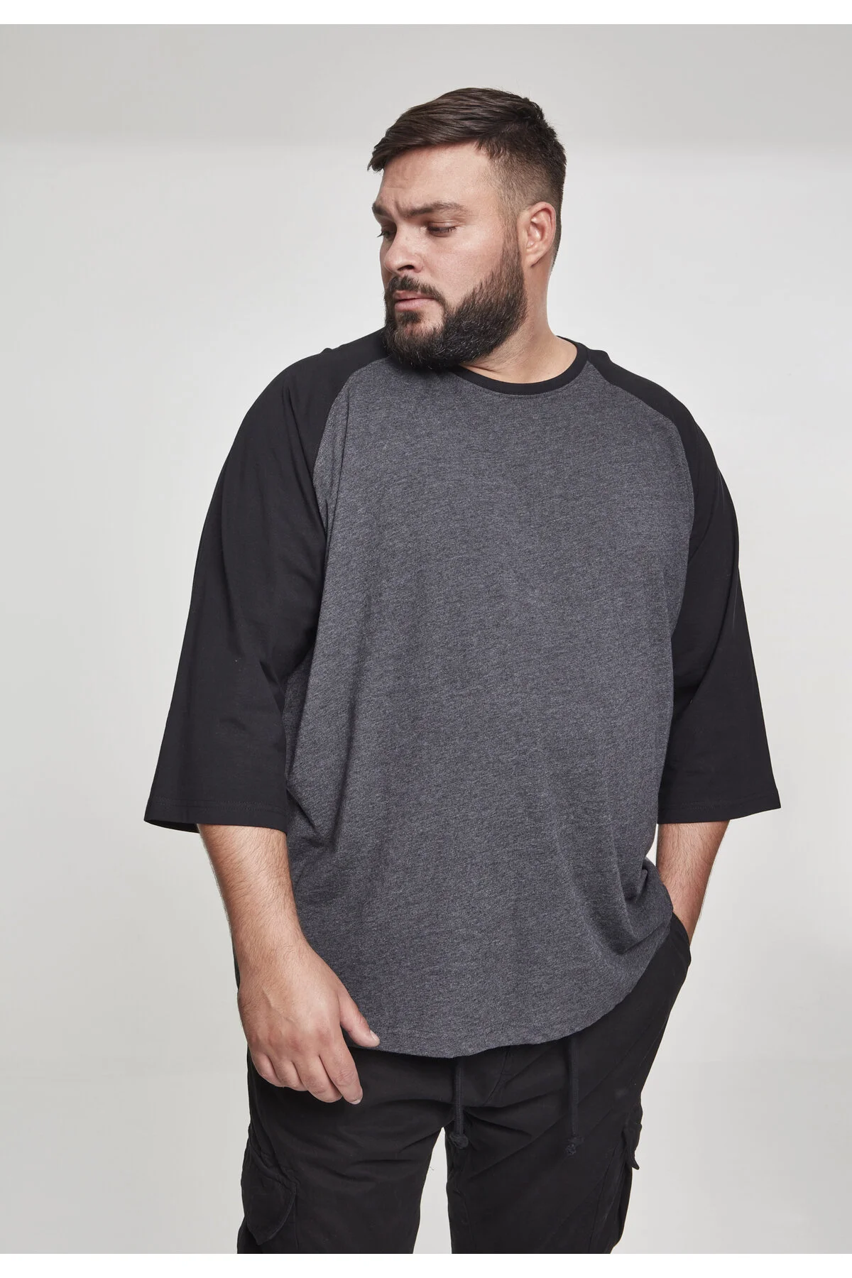 Bild von Urban Classics Contrast 3/4 Sleeve Raglan Tee für Herren - XL
