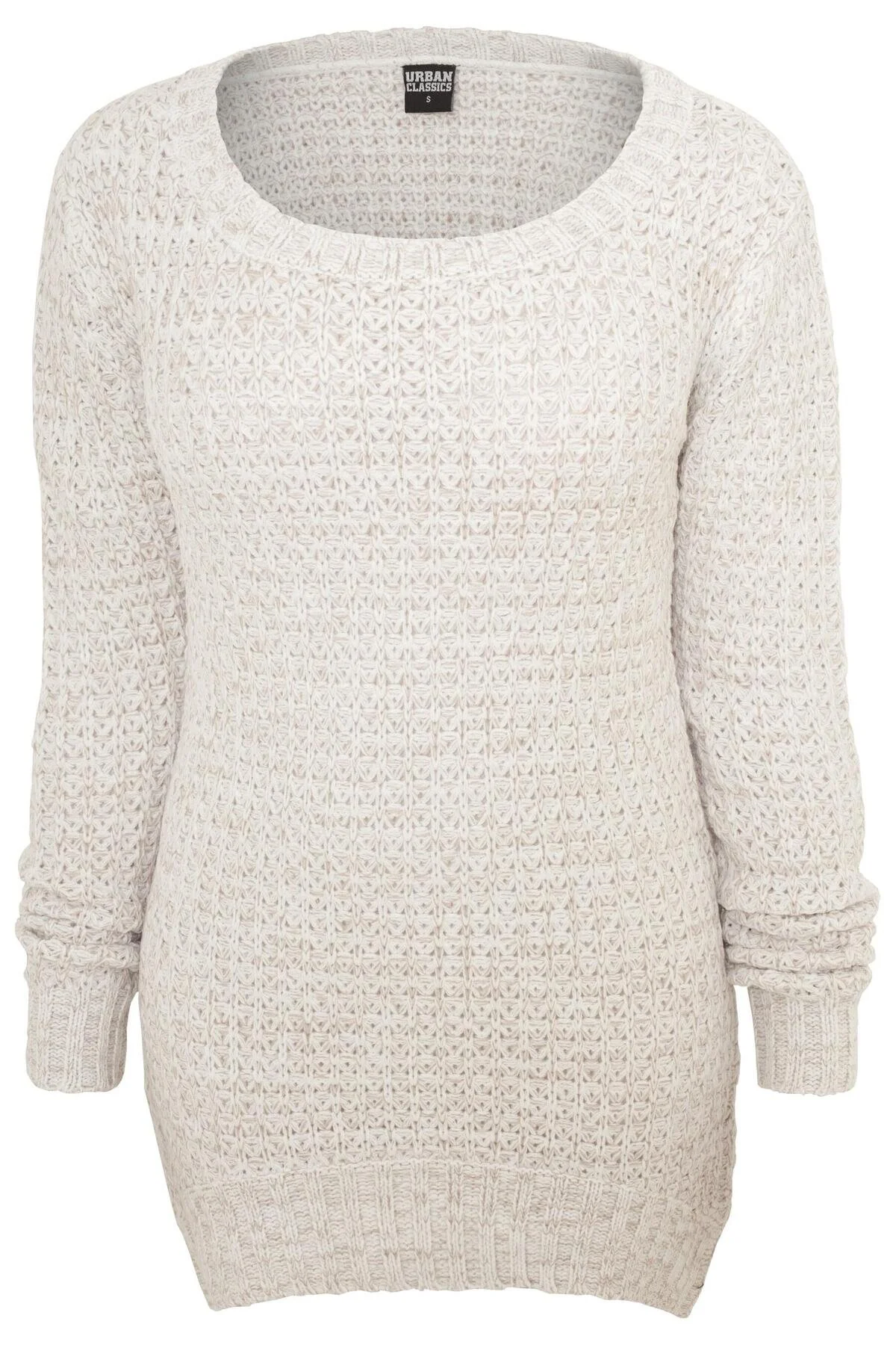Bild von URBAN CLASSICS Rundhalspullover Urban Classics Damen Ladies Long Wideneck Sweater (1-tlg)