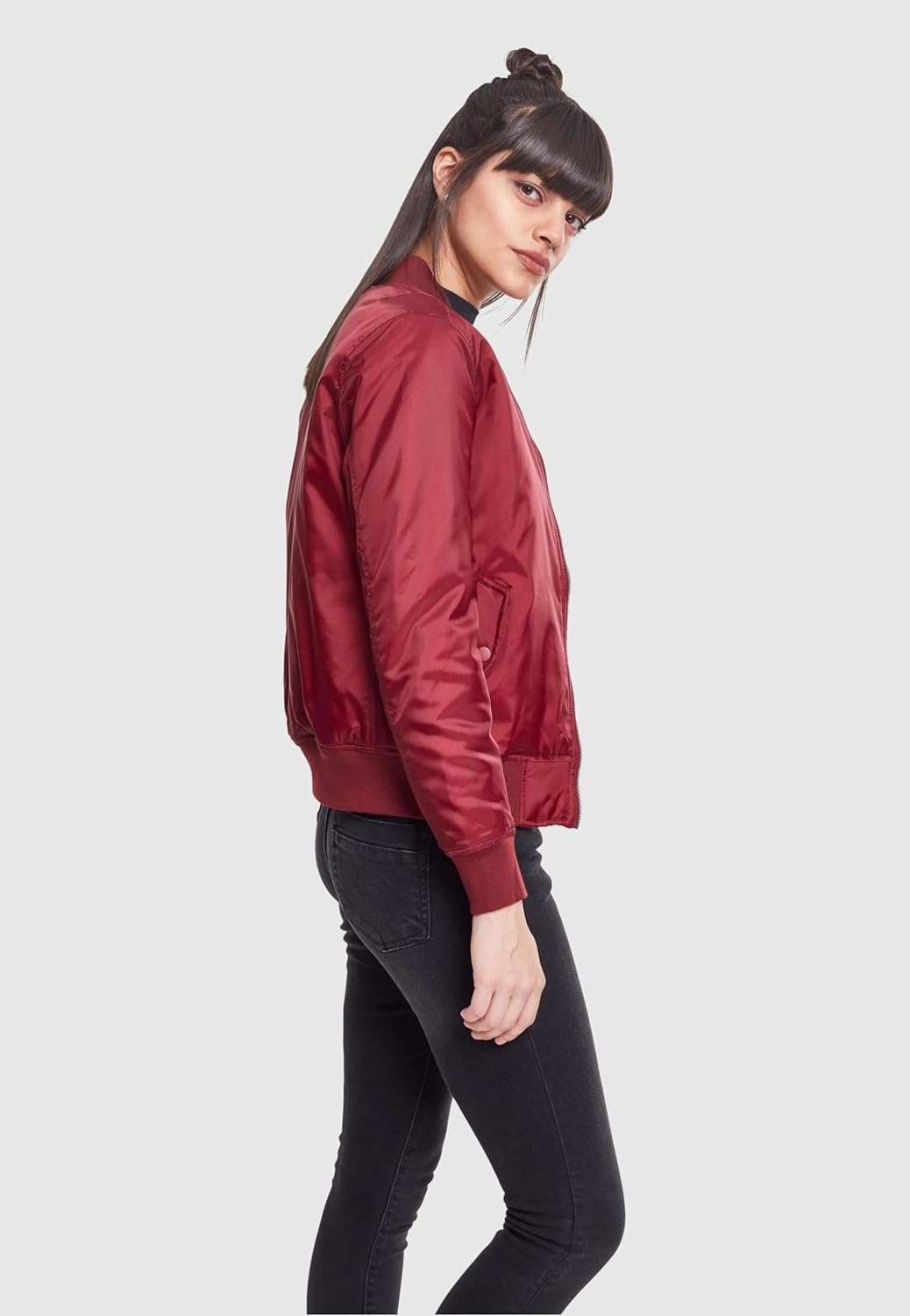 Bild von URBAN CLASSICS Allwetterjacke Urban Classics Damen Ladies Basic Bomber Jacket (1-St)