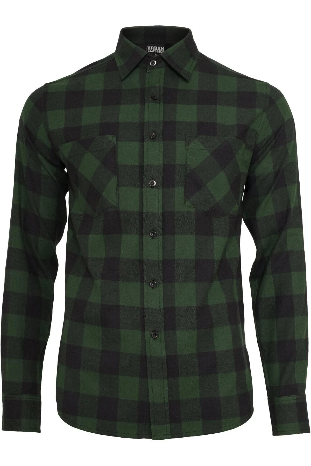 Bild von Urban Classics Hemd Schwarz Regular Fit für Herren - M