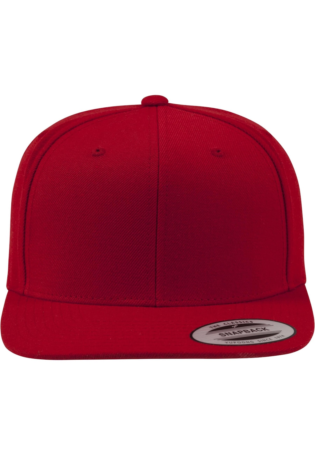 Bild von Yupoong Unisex Classic Snapback Cap Kappe, red/red, Einheitsgröße