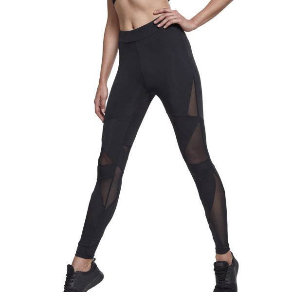 Bild von Urban Classics Ladies - TECH MESH Triangle Fitness Leggings