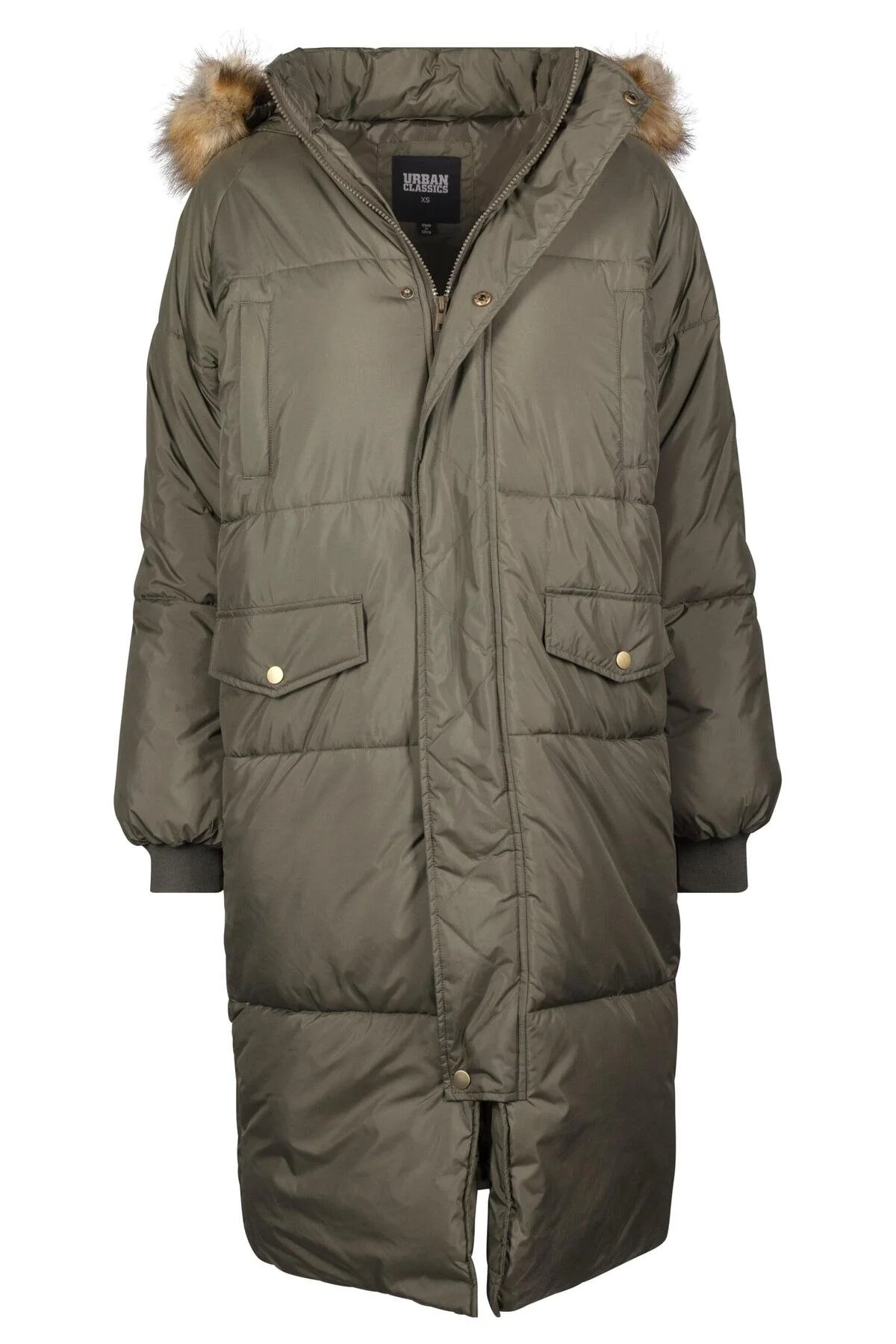 Bild von URBAN CLASSICS Winterjacke Urban Classics Damen Ladies Oversize Faux Fur Puffer Coat (1-St)