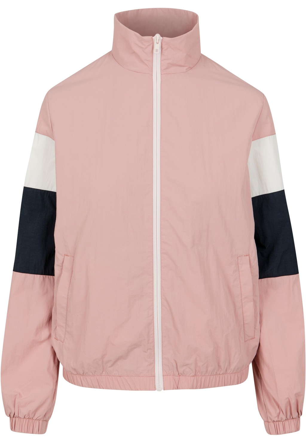 Bild von URBAN CLASSICS Allwetterjacke "Urban Classics Damen Ladies 3-Tone Crinkle Track Jacket", (1 St.), ohne Kapuze