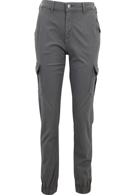 Bild von Urban Classics - Ladies High Waist Lightshadow - Hose - Grau - W26 - 98% Baumwolle, 2% Elastan