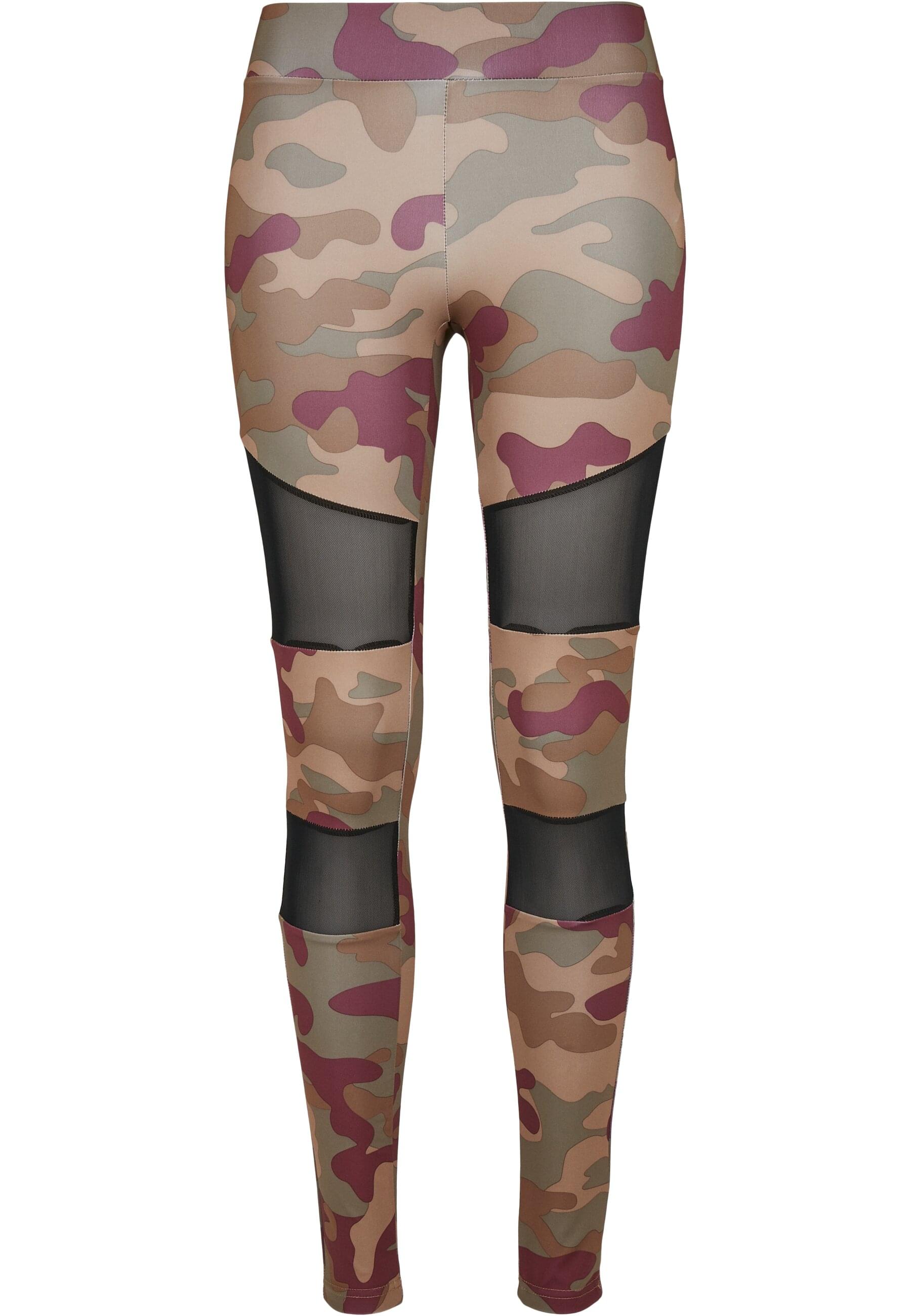 Bild von URBAN CLASSICS Leggings "Urban Classics Damen Ladies Camo Tech Mesh Leggings", (1 tlg.)