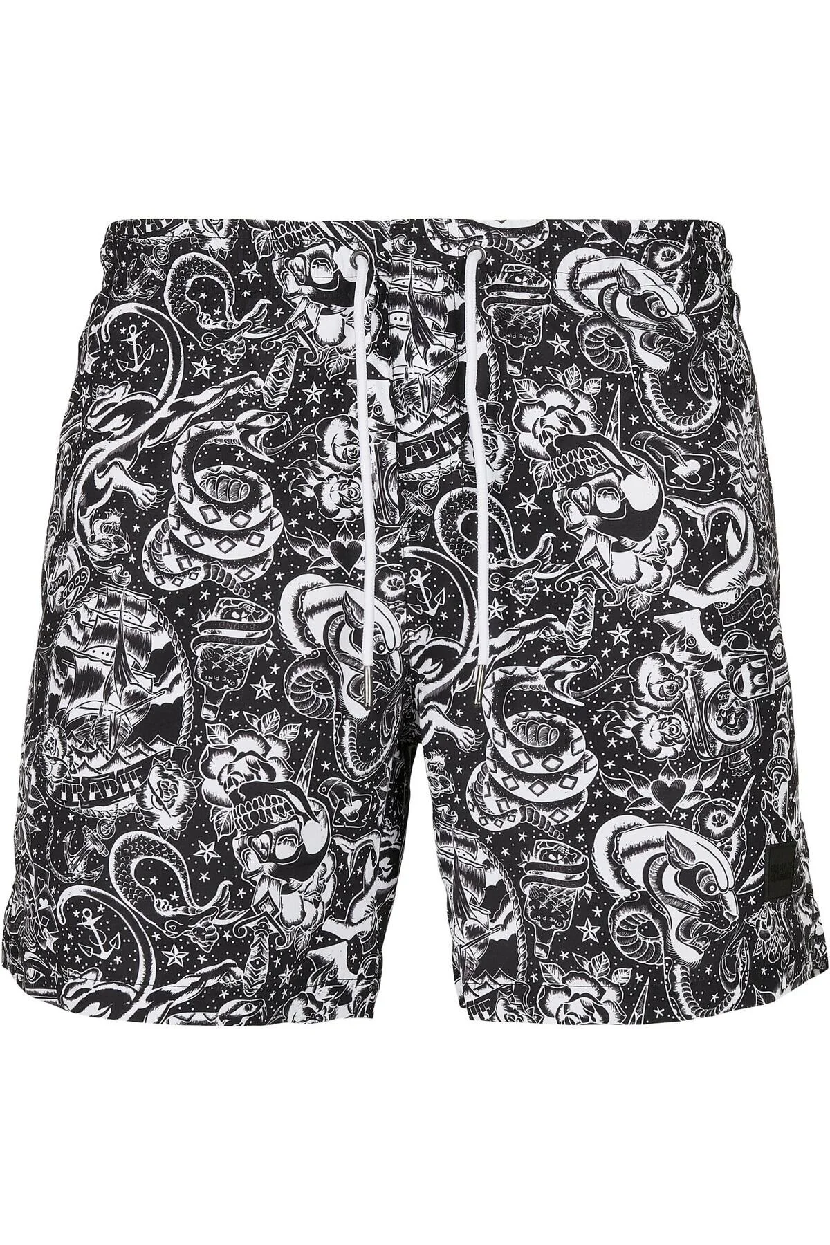 Bild von Urban Classics Badeshorts Mehrfarbig Unifarben für Herren - 3XL