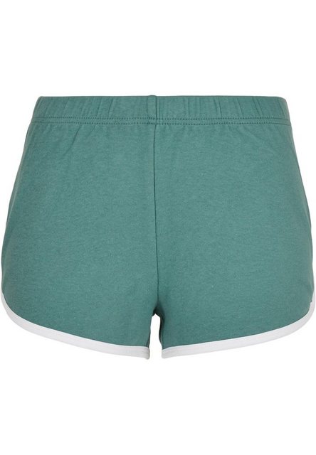Bild von URBAN CLASSICS Stoffhose Urban Classics Damen Ladies Organic Interlock Retro Hotpants (1-tlg)