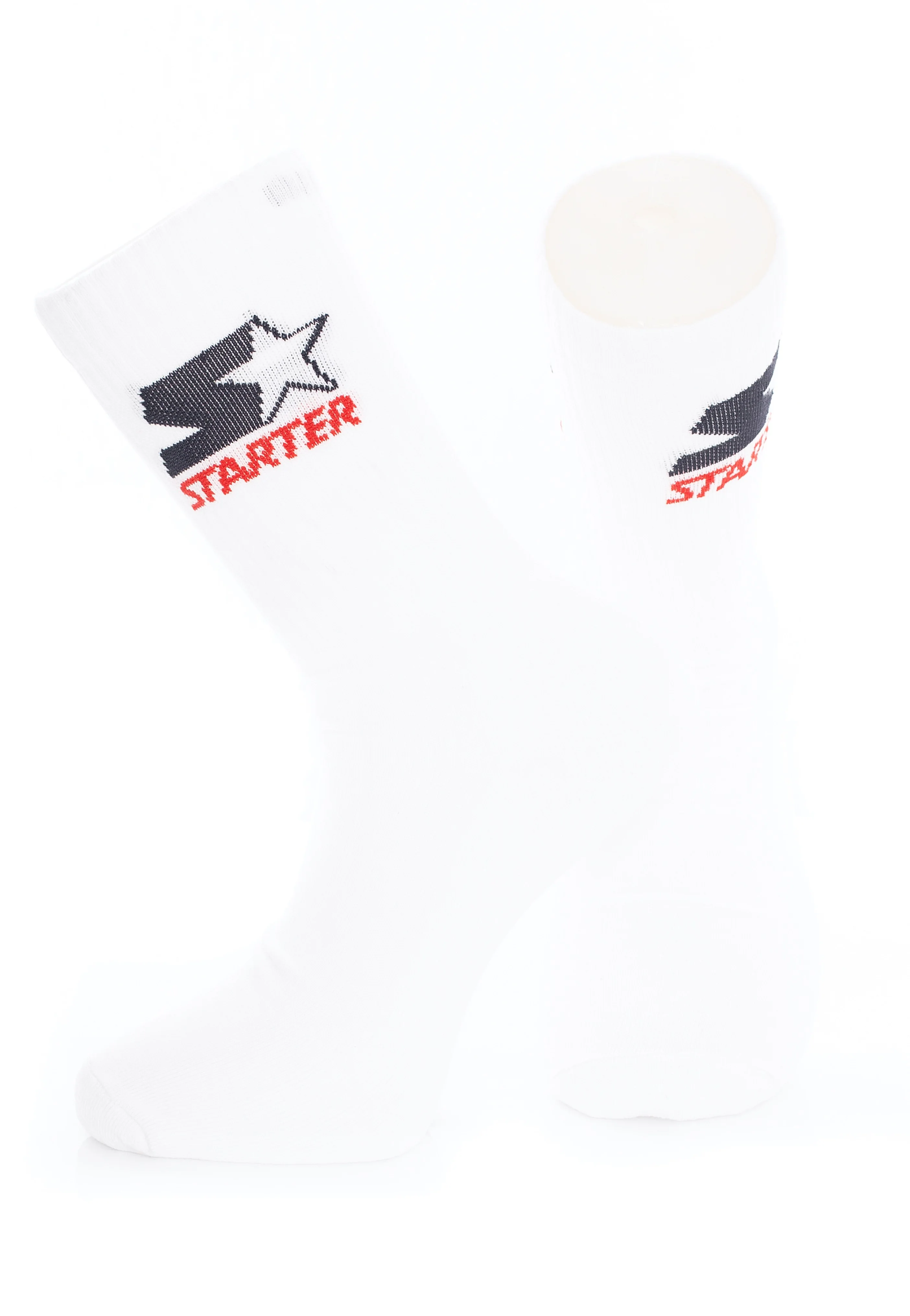 Bild von Starter - Crew White - Socken - Weiß - S - 80% Baumwolle, 18% Polyester, 2% Elastan