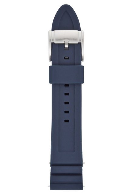 Bild von Fossil Ersatzband (22 mm, Silikon, 22mm Anstossbreite, Q Marshal, Q Wander), Uhrenarmband, Blau