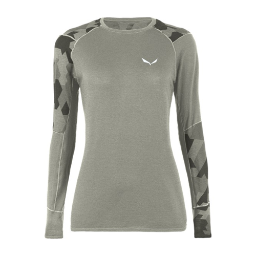 Bild von Salewa - Women's Cristallo Warm AMR L/S Tee - Merinounterwäsche Gr 40 grau