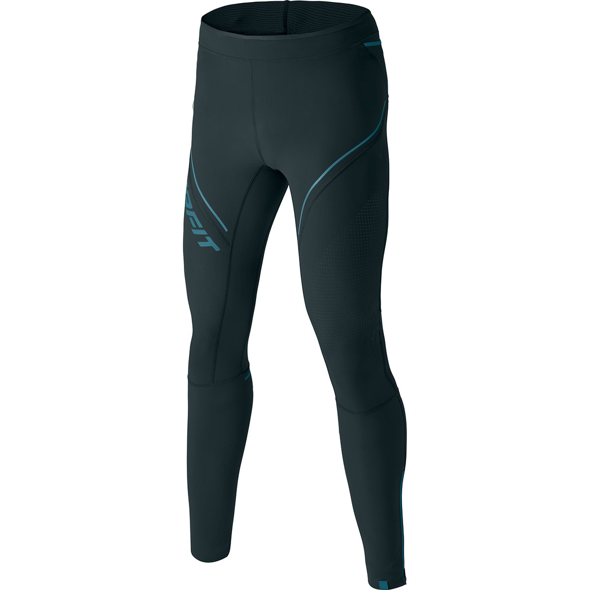 Bild von Dynafit - Winter Running Tights - Lauftights Gr 52 schwarz/blau
