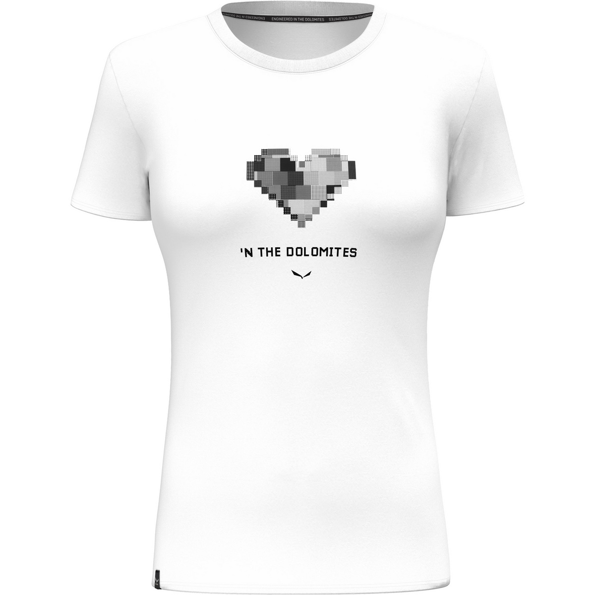 Bild von Salewa PURE HEART DRY W Damen T-Shirt (Weiß 36 D) Langlaufbekleidung