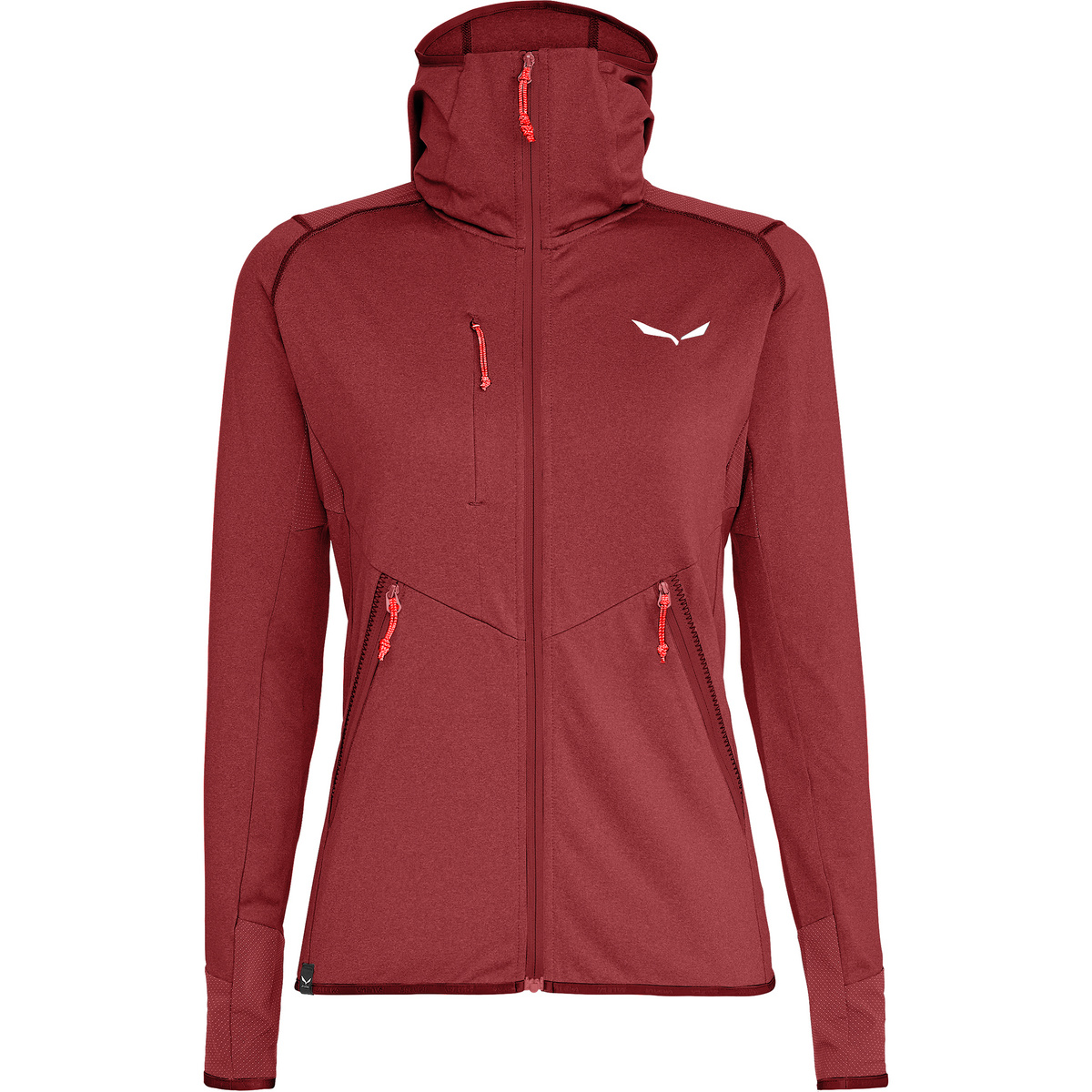 Bild von Salewa - Women's Agner Hybrid Polarlite Fullzip Hoody - Fleecejacke Gr 42 rot