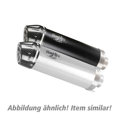 Bild von Hashiru Auspuff ST06 1in1 schwarz/carbon für Keeway RKF 125 2021