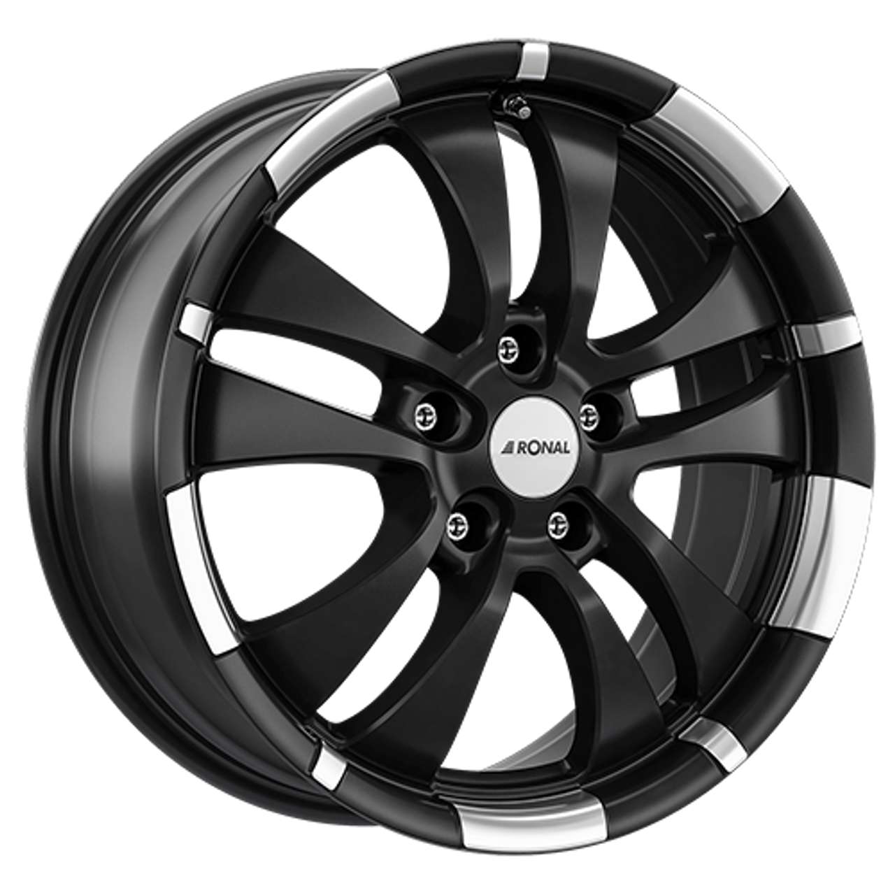 Bild von RONAL RONAL R59-5 jetblack-matt-hornkopiert 7.5Jx17 5x120 ET35