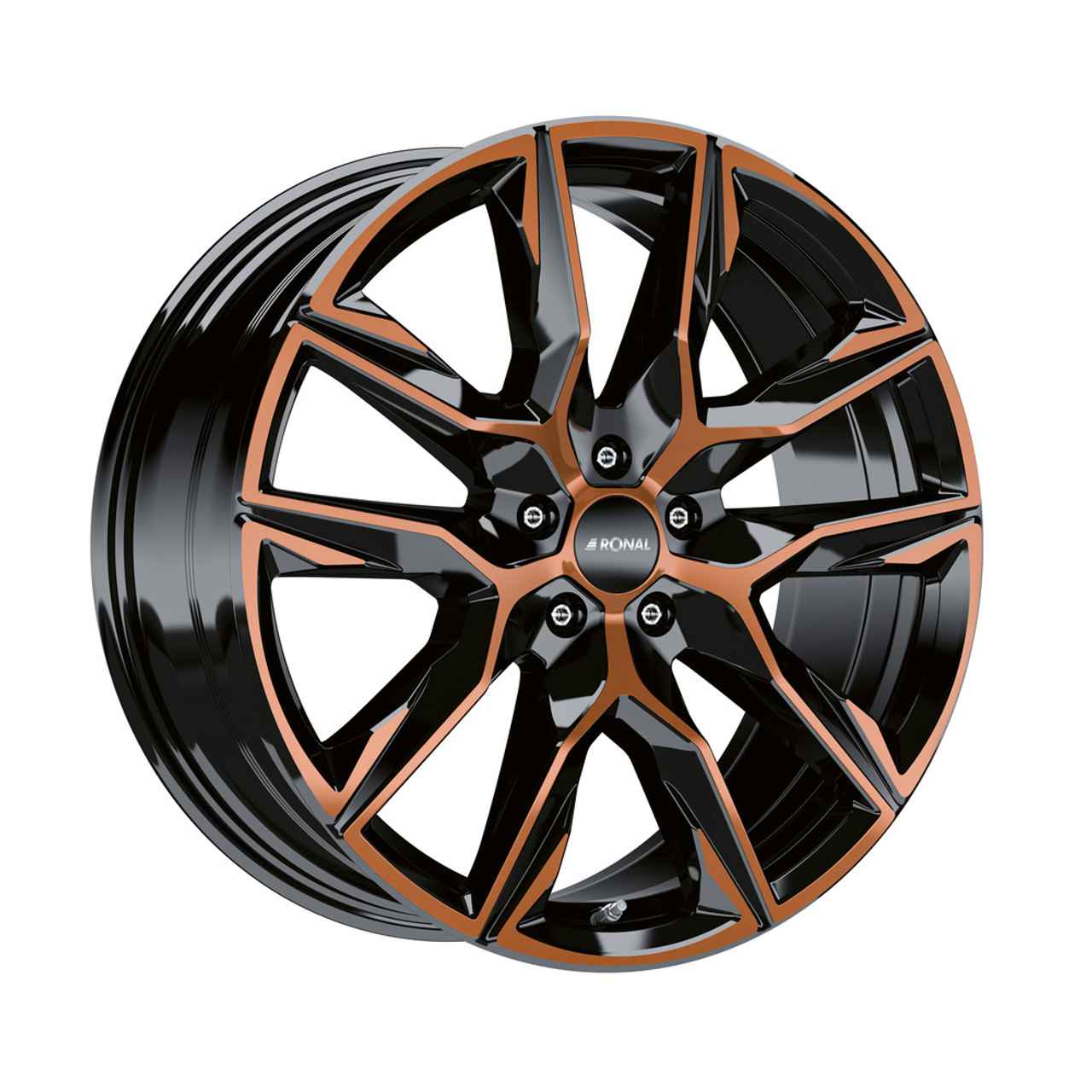 Bild von RONAL RONAL R71 jetblack-copper matt 8.5Jx20 5x112 ET20