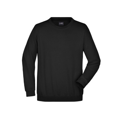 Bild von James & Nicholson - Sweatshirt Rundhals JN040, schwarz, Größe XL