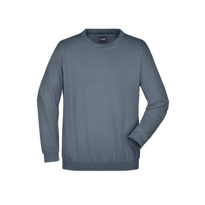 Bild von Sweatshirt Rundhals JN040, carbon, Größe 4XL
