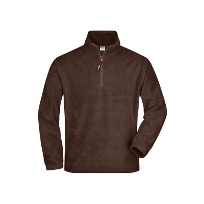 Bild von Fleece Sweatshirt JN043, braun, Größe L