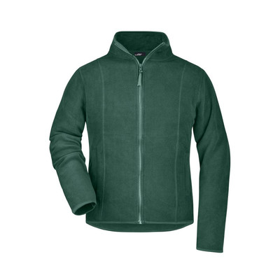 Bild von Damen Microfleece Jacke JN049, dunkelgrün, Größe S