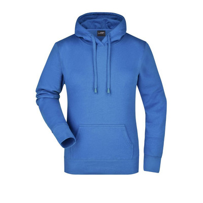 Bild von Damen Kapuzensweatshirt JN051, königs-blau, Größe M
