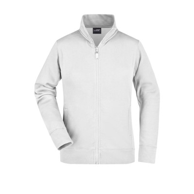 Bild von Damen Sweatjacke JN052, weiß, Größe L