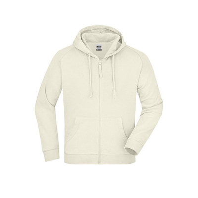 Bild von Kapuzenjacke French Terry JN059, stein-grau, Größe 3XL