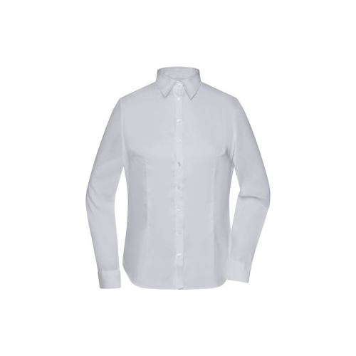Bild von Langarm Twill Damenbluse JN615 von James & Nicholson - Zeitlos und elegant