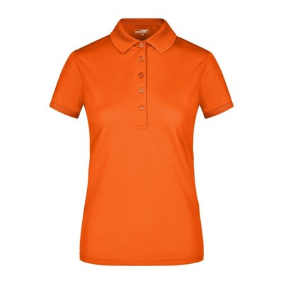 Bild von Damen Aktiv Poloshirt JN574, dunkel-orange, Größe XXL
