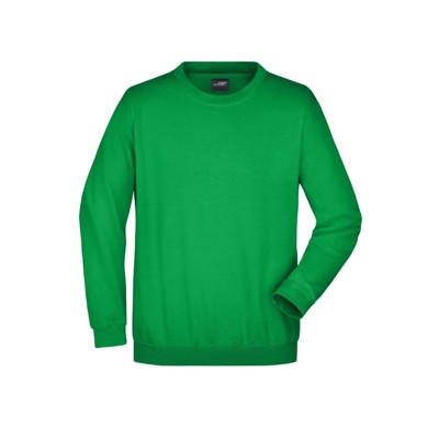Bild von Sweatshirt Rundhals JN040, farn-grün, Größe L