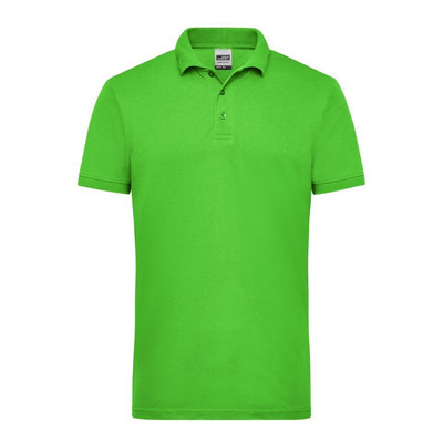 Bild von Herren Workwear Poloshirt JN830, lime-grün, Größe 3XL
