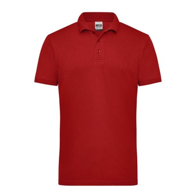 Bild von Herren Workwear Poloshirt JN830, wein-rot, Größe XXL