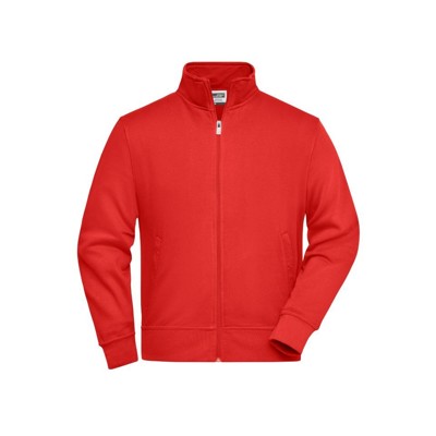 Bild von Sweatjacke mit Stehkragen JN836, rot, Größe XS