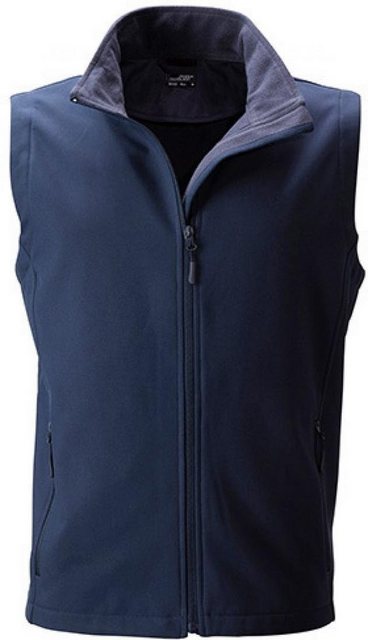 Bild von James & Nicholson Funktionsweste Herren Promo Softshell Vest / Wasserabweisend, winddicht