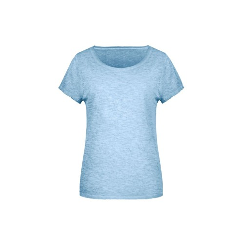 Bild von James & Nicholson Damen Slub-T-Shirt 8015 im Vintage-Look