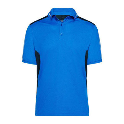 Bild von Work Poloshirt JN828, königs-blau/navy-blau, Größe 4XL