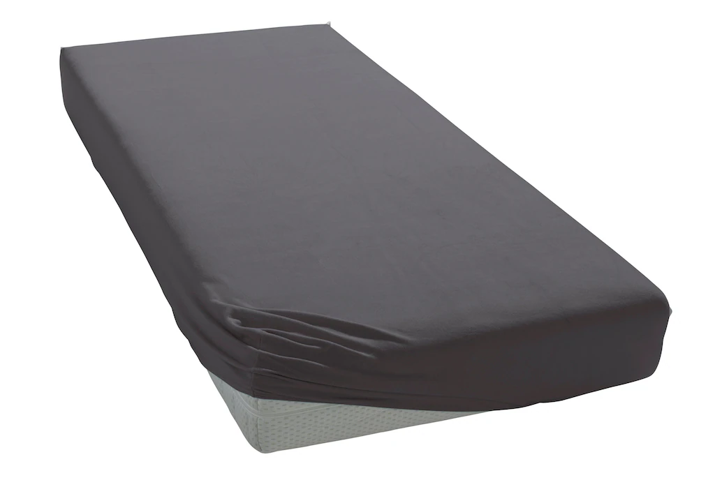Bild von ESTELLA Spannbetttuch Samt Velours | Schiefer | Frottee | 200x200 cm | passend für Matratzen 180-200 cm (Breite) x 200 cm (Länge) | trocknerfest und bügelfrei | 80% Baumwolle 20% Polyester